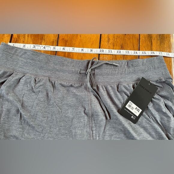 🆕 Women’s 90 degree By reflex Gray SLIM ANKLE JOGGER W/SIDE POCKETS Size XXL - Picture 5 of 5
